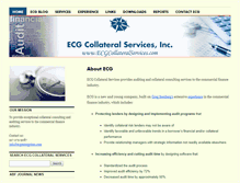 Tablet Screenshot of ecgcollateralservices.com